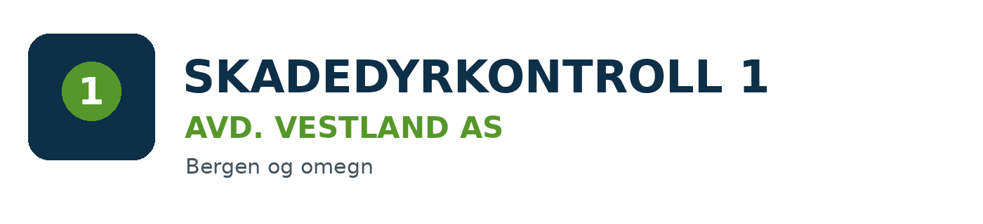 Skadedyrkontroll 1 Vestland